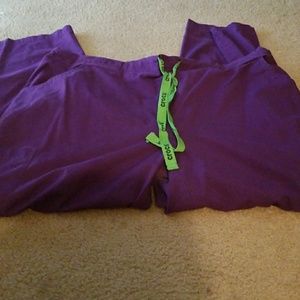 Croc scrub pants